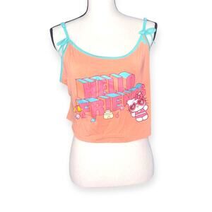 Super Cropped Hello Kitty Tank Top